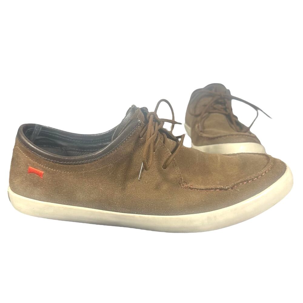 Camper Pursuit Men’s Sz 8 Brown Suede Leather Sneakers Casual Comfort EU 41